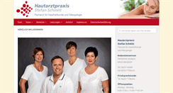 Desktop Screenshot of hautarzt-schmitt.com